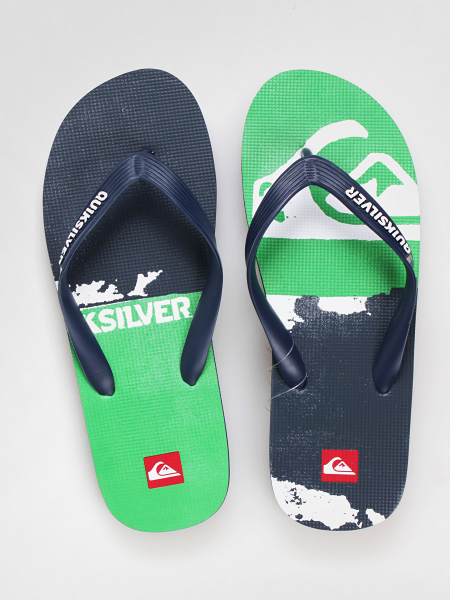 Japonki Quiksilver KMMSL433 (dkblu/grn/dkblu)