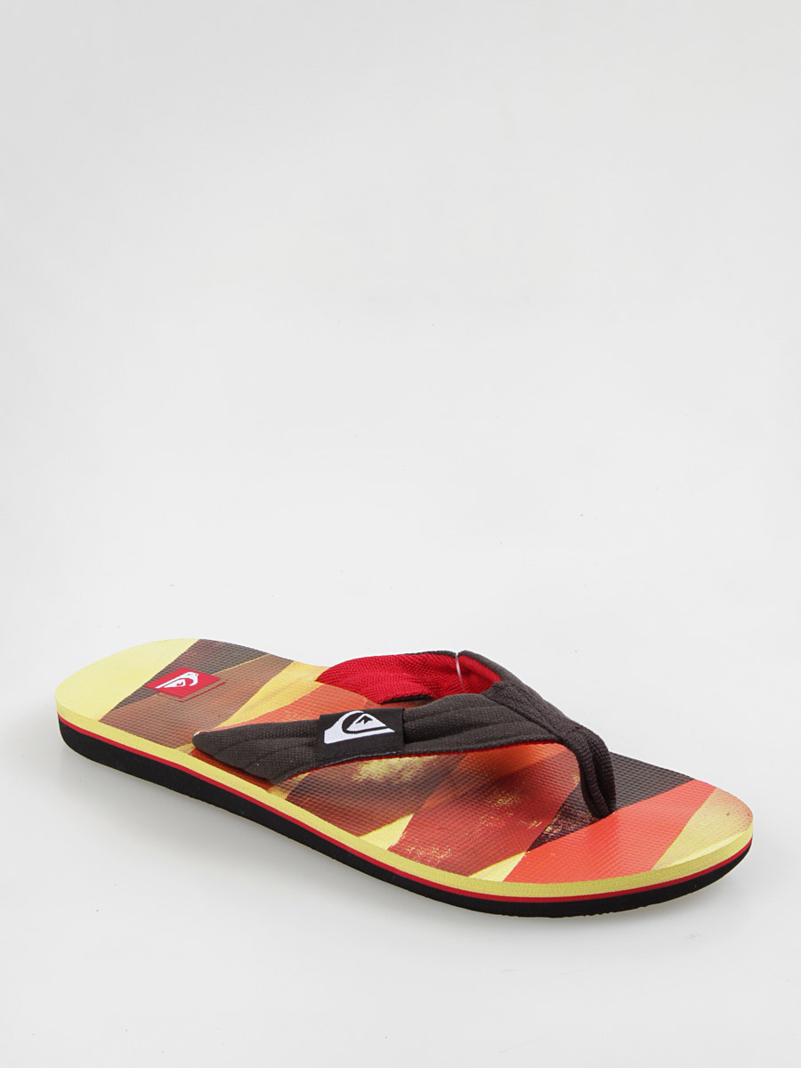 Japonki Quiksilver KMMSL153 (red/yellow/blk)