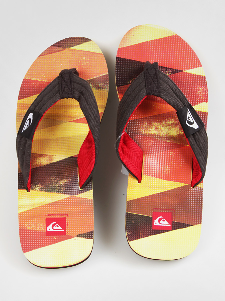 Japonki Quiksilver KMMSL153 (red/yellow/blk)