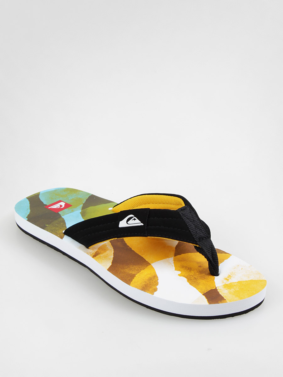 Japonki Quiksilver KMMSL173 (blk/wht/orange)