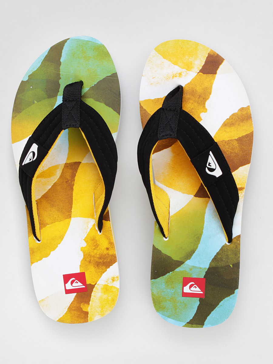 Japonki Quiksilver KMMSL173 (blk/wht/orange)