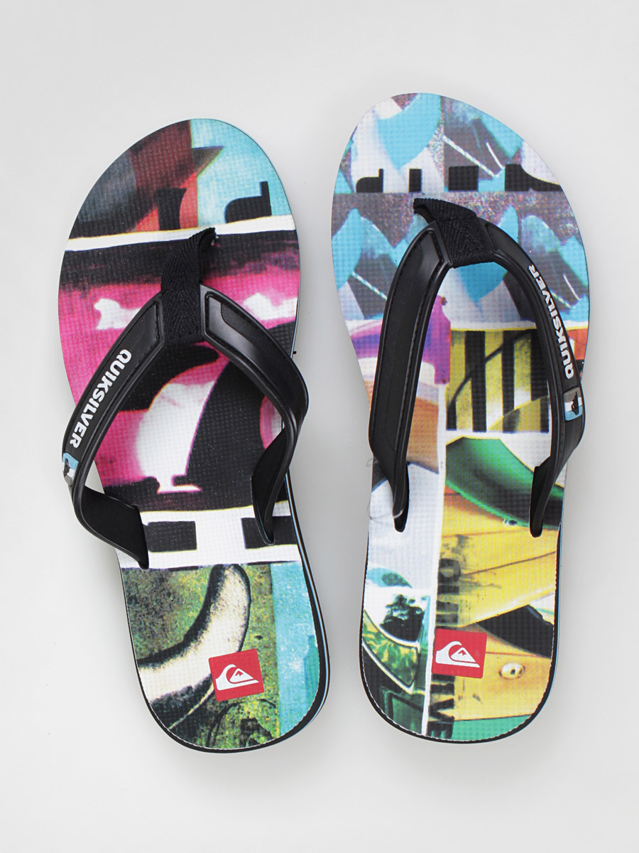 Japonki Quiksilver KMMSL223 (wht/blu/multi) 