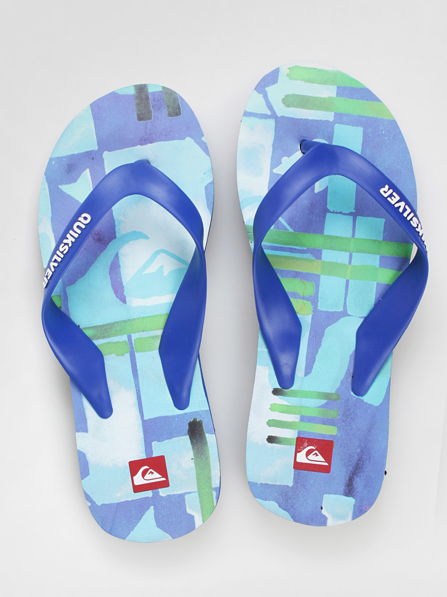 Japonki Quiksilver KMMSL263 (blue/white/blue)