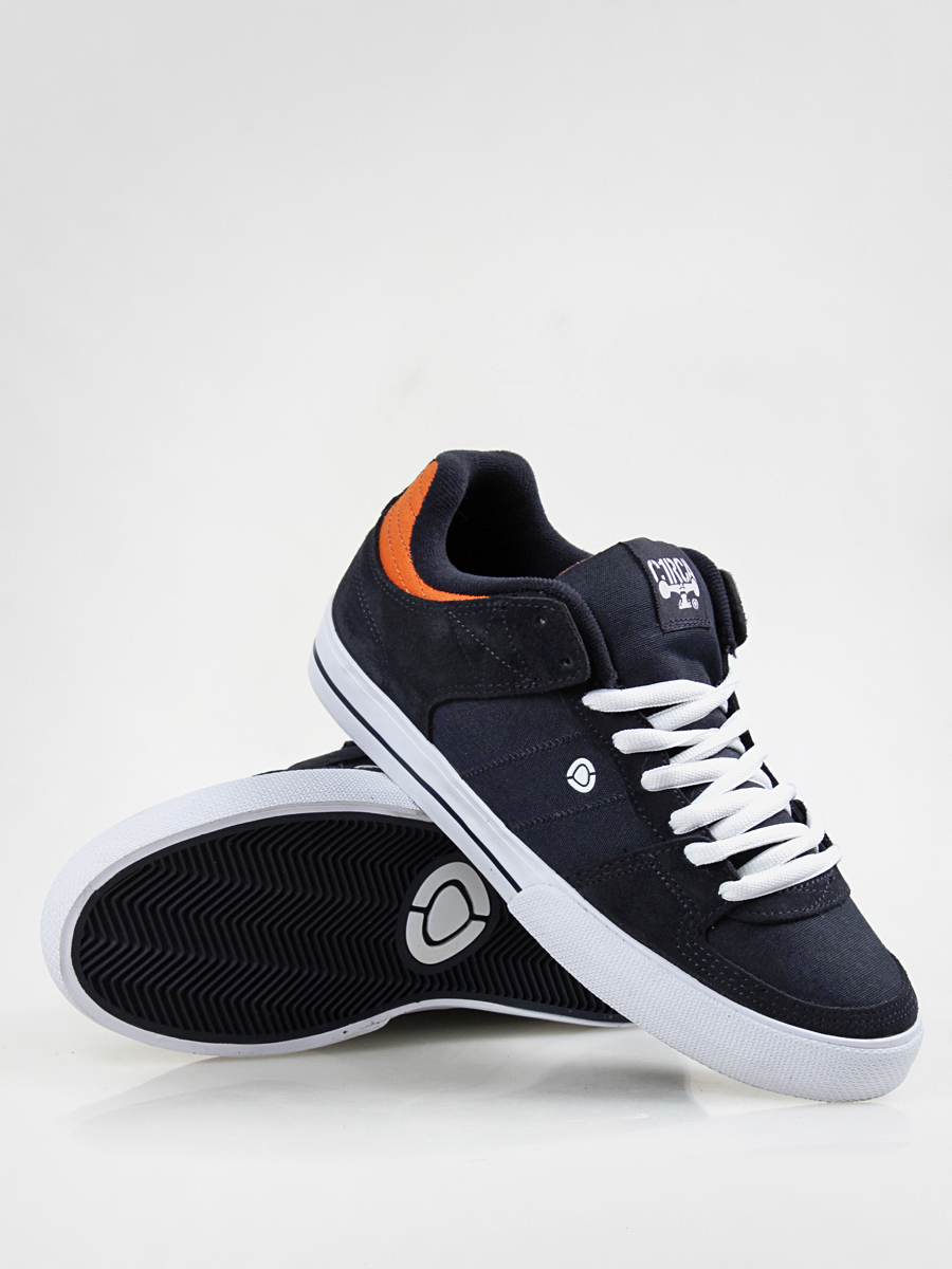Buty Circa Tre (dark navy/amber)