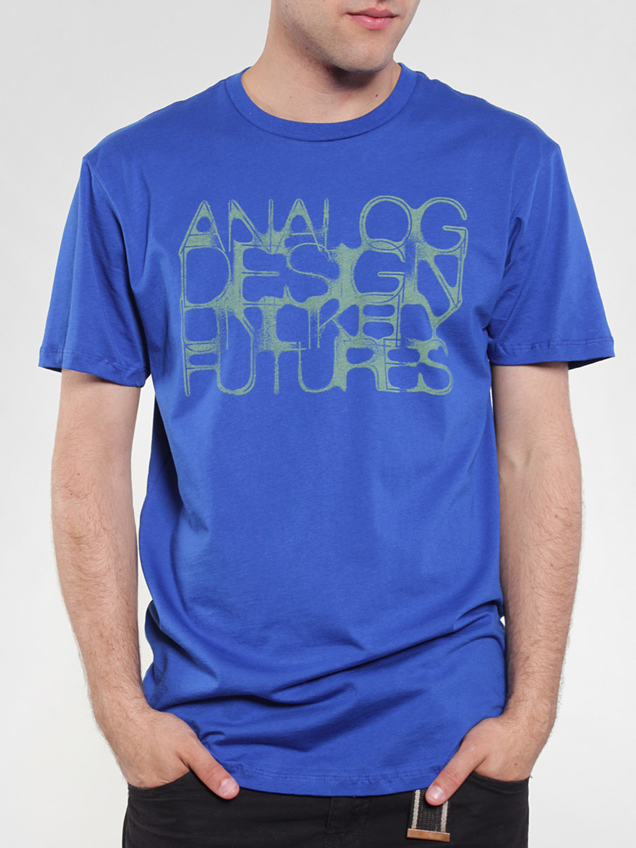 T-shirt Analog Corrosion (cobalt) 