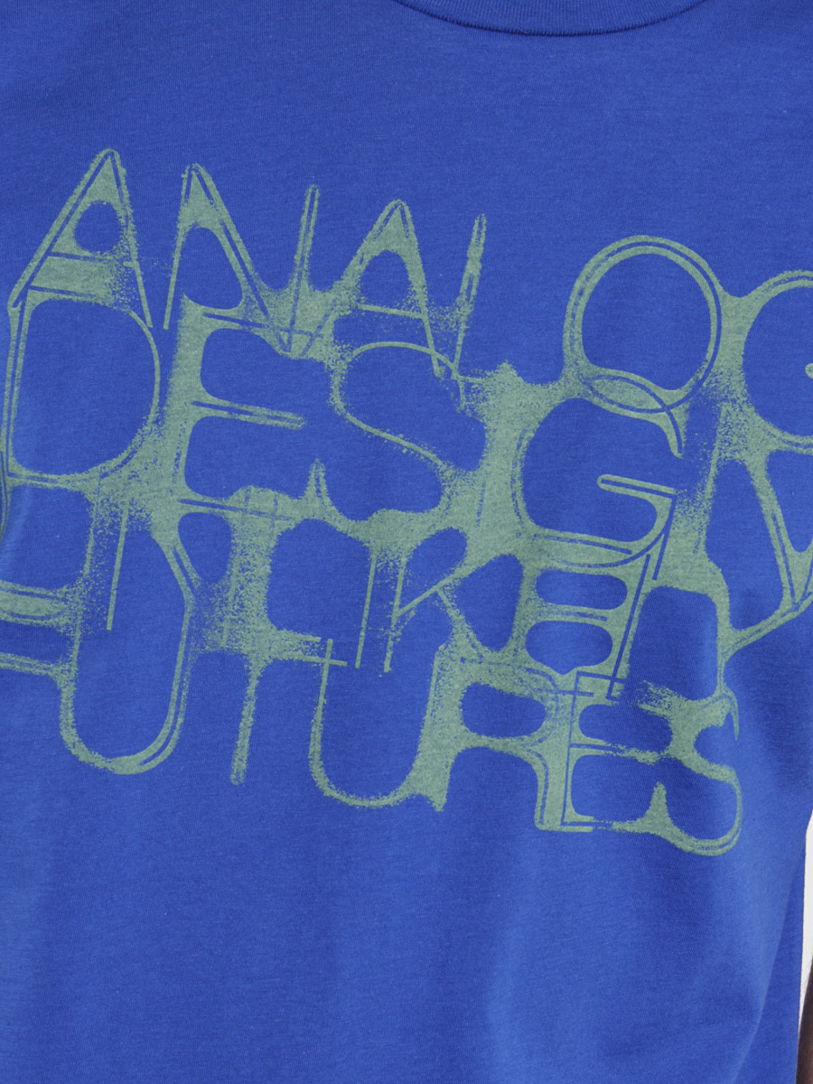 T-shirt Analog Corrosion (cobalt) 