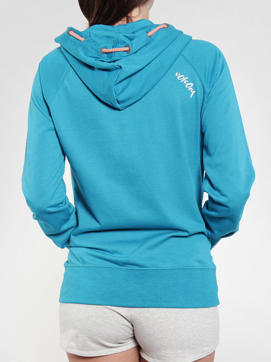 Bluza z kapturem Volcom Back In The Line Zip Wmn (vrt)