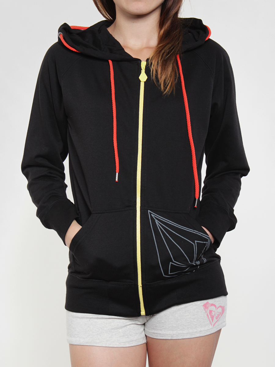 Bluza z kapturem Volcom Back In The Line (blk)