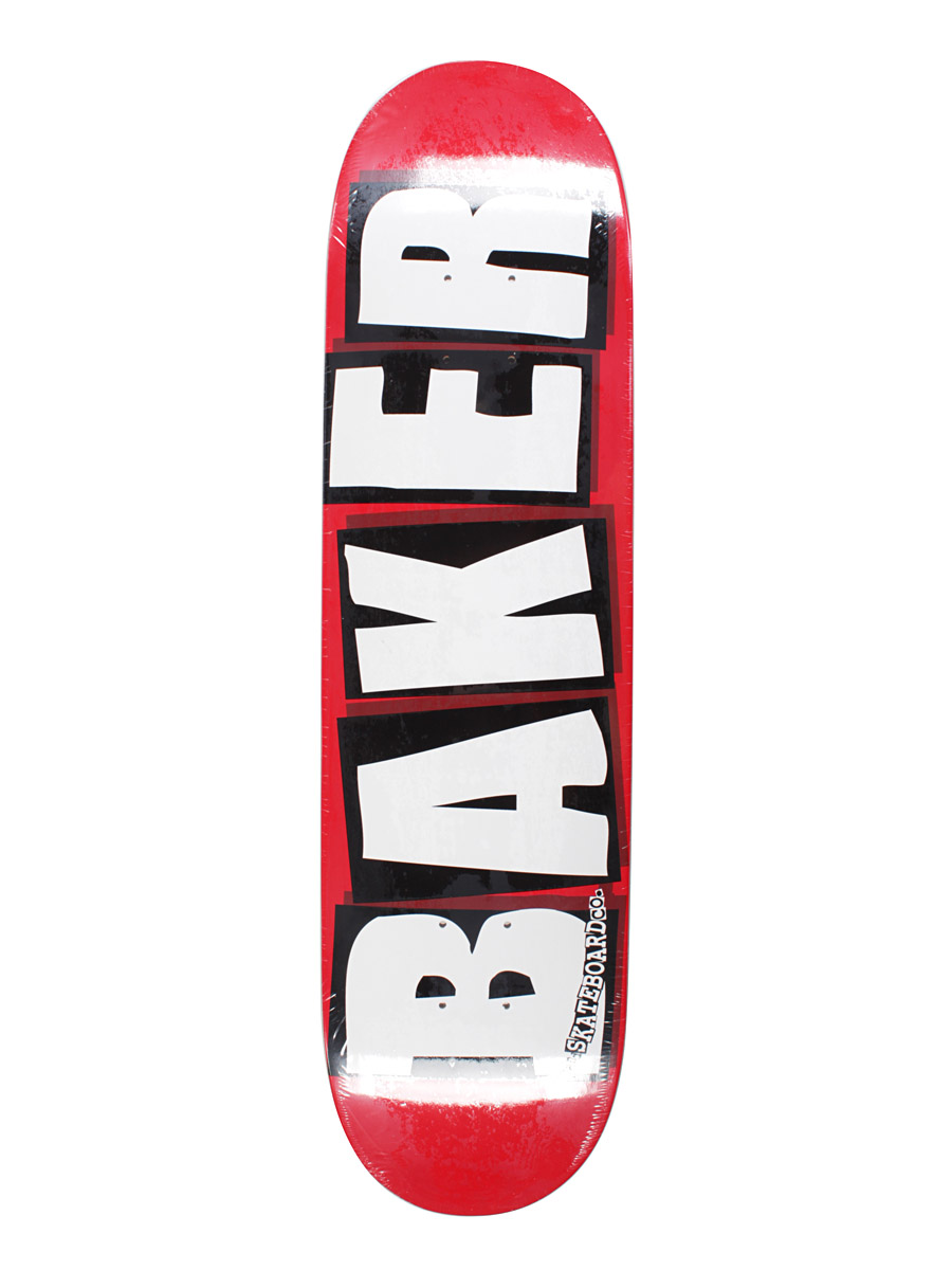 Deck Baker Team Brand Logo White 8.0''
