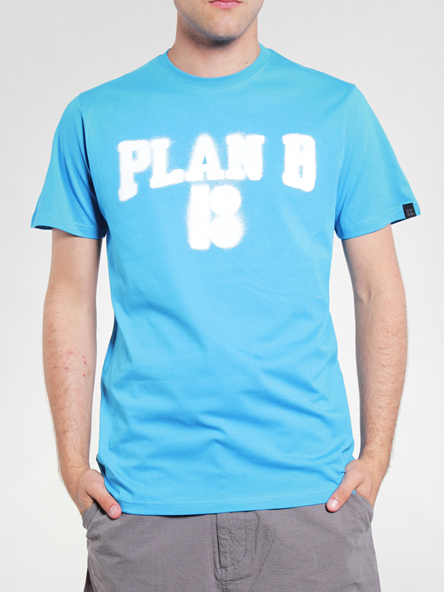 T-Shirt Plan B Sprayed (aztec blue)