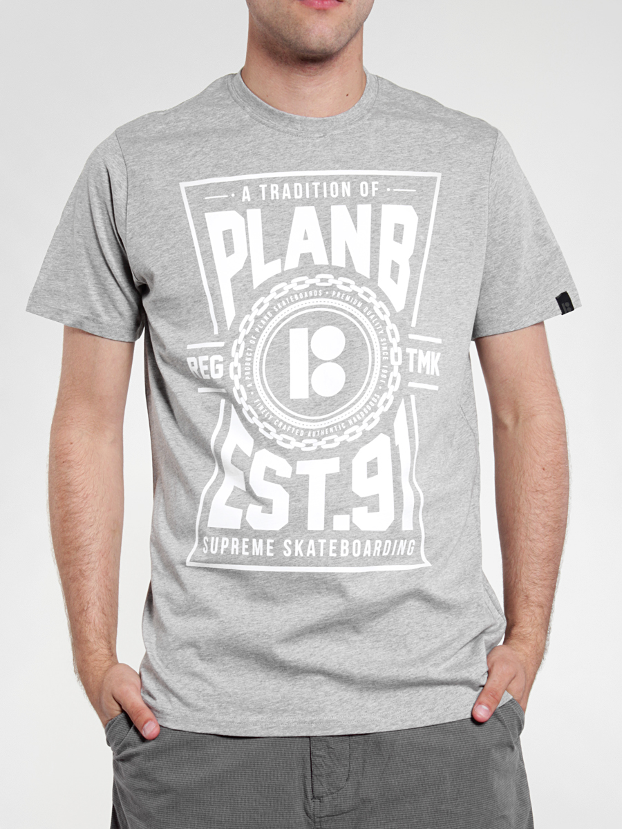 T-Shirt Plan B Trade Mark (grey heather)
