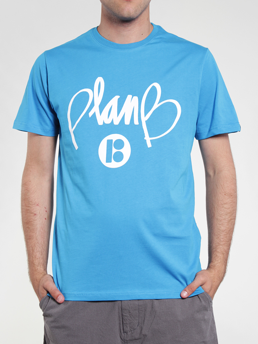 T-Shirt Plan B Scrawl (aztec blue)