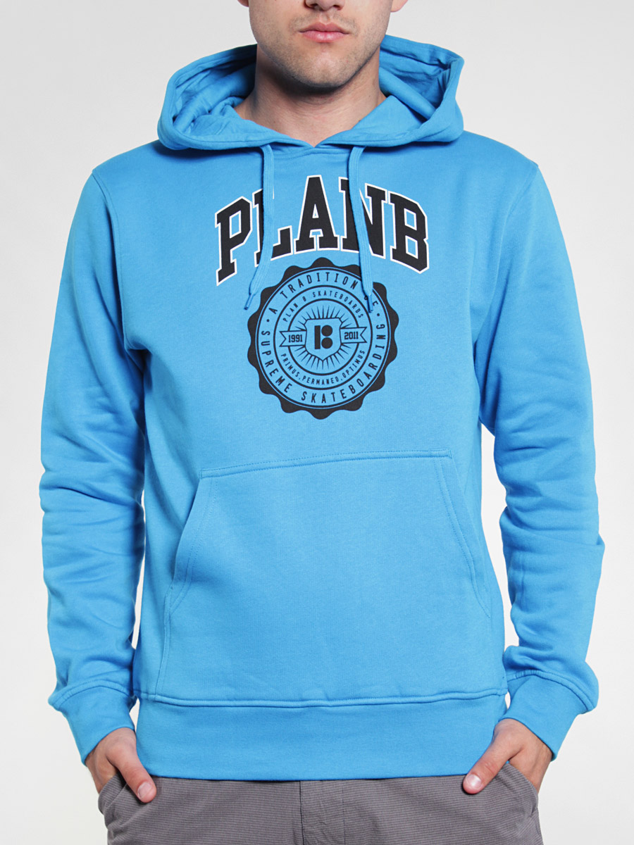 Bluza z kapturem Plan B Uni HO (aztec blue)