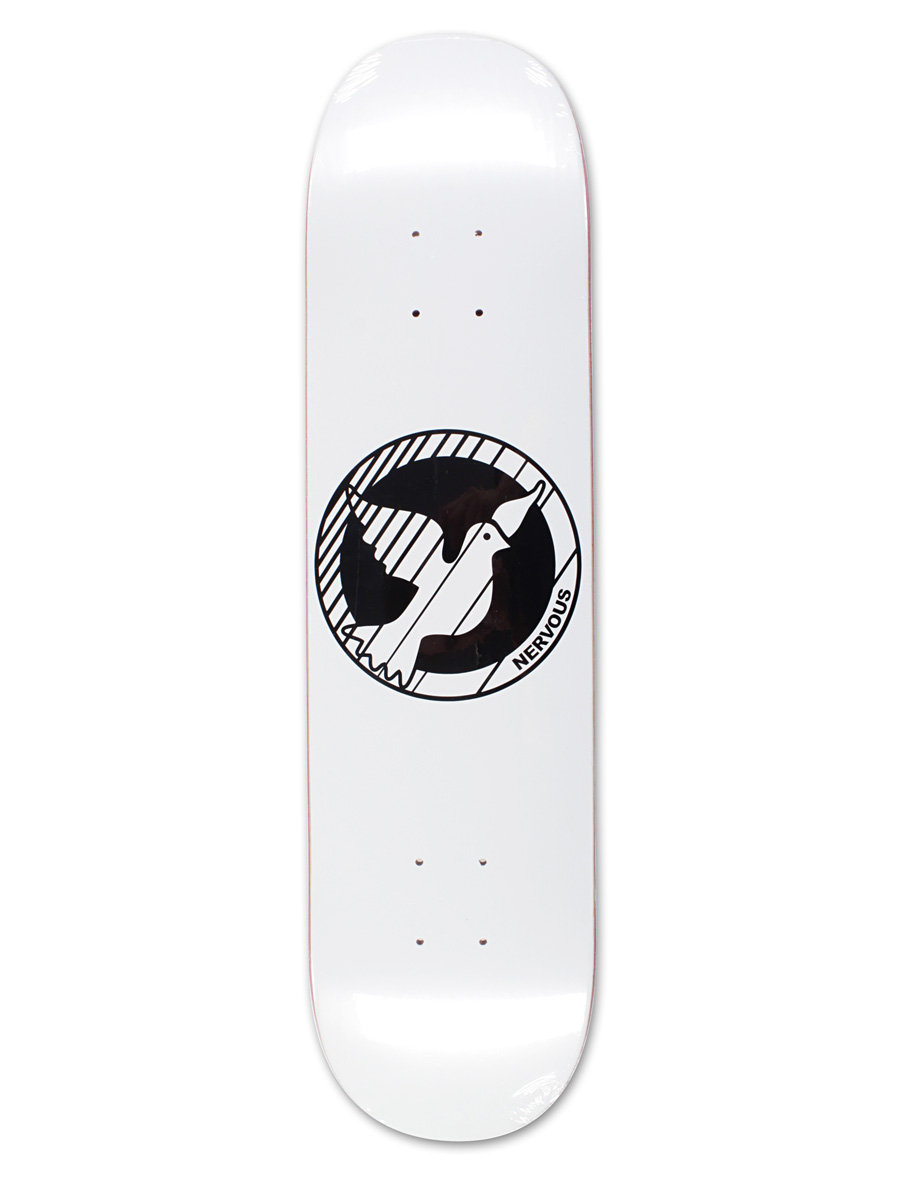 Deck Nervous Icon 7.5'' (white)