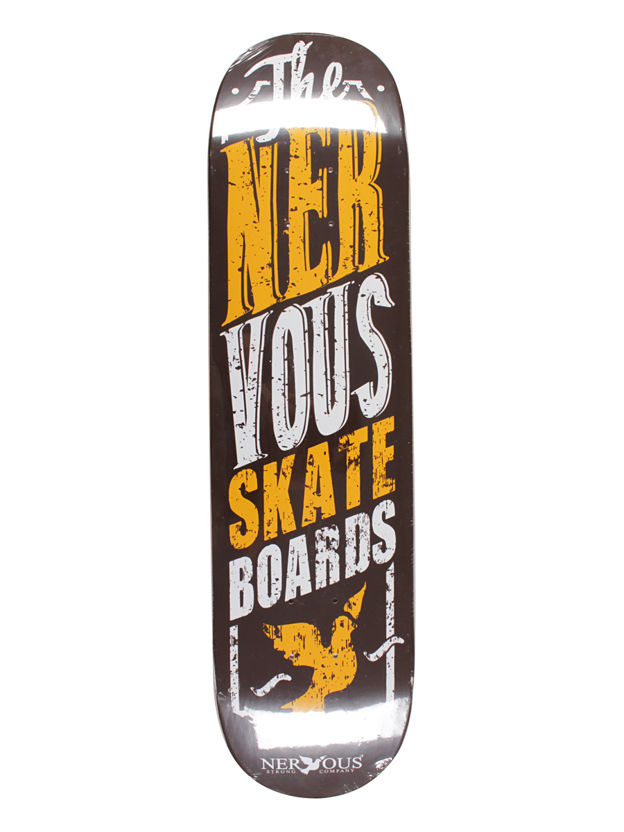 Deck Nervous Team 7.75'' (brown)