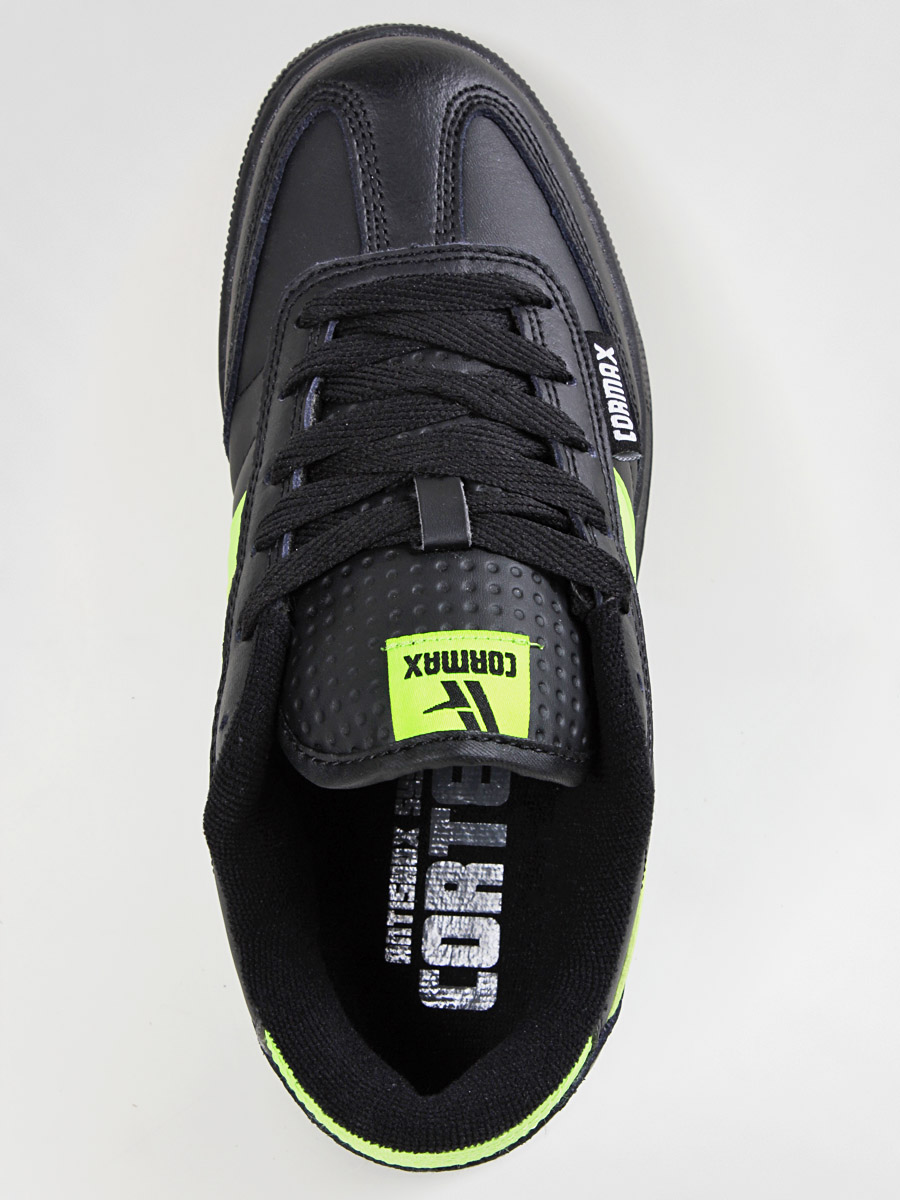 Buty Cormax Aton (black/green/leather/pu)