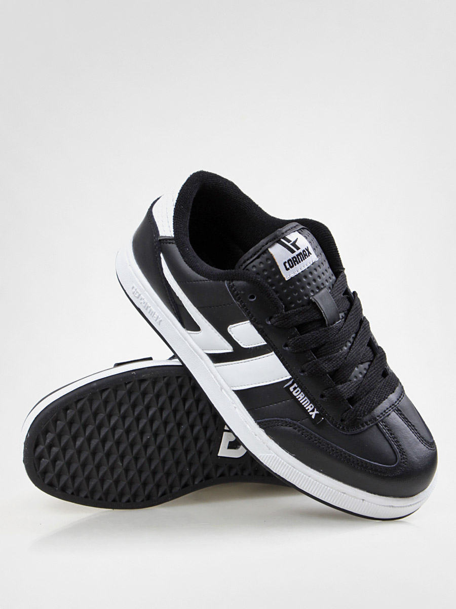 Buty Cormax Aton (black/white/leather/pu)
