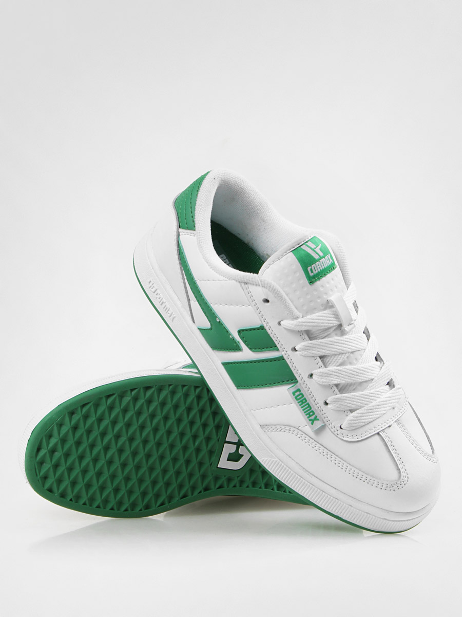 Buty Cormax Aton (white/green/leather/pu)