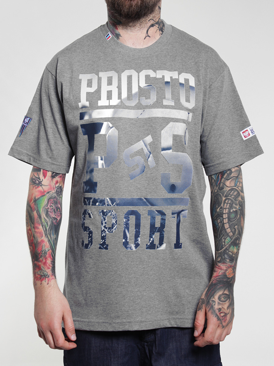 T-Shirt Prosto ST Ball (medium heather grey)