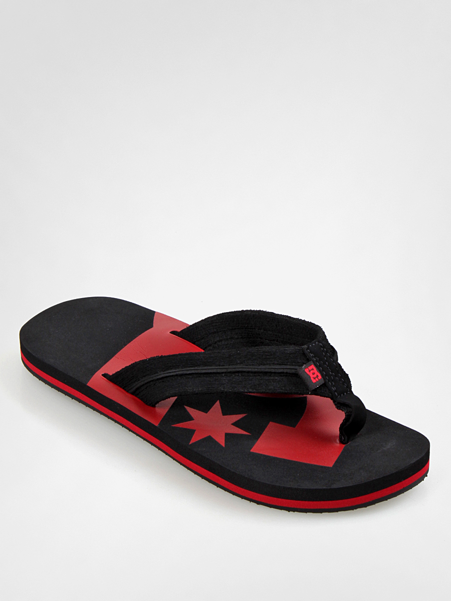 Klapki DC Central (black/athletic red)