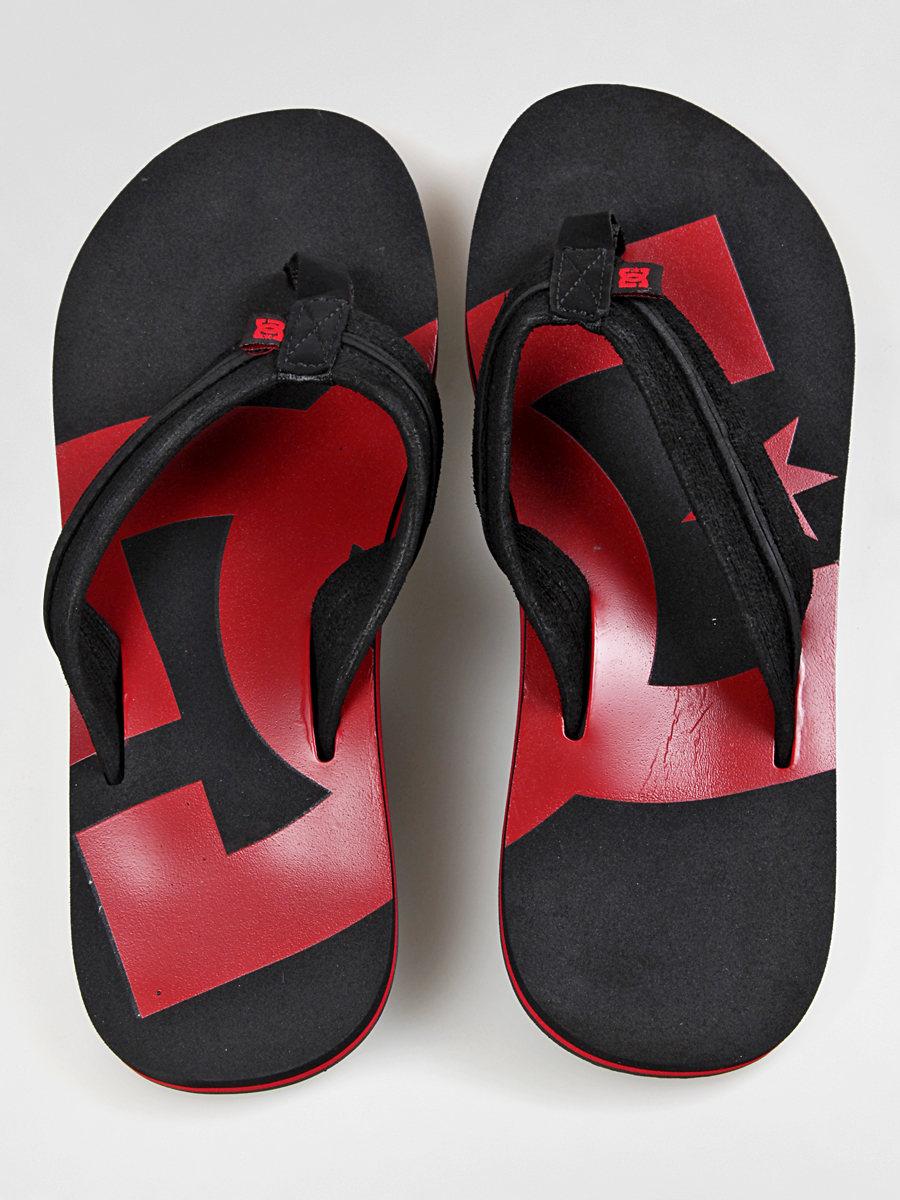 Klapki DC Central (black/athletic red)