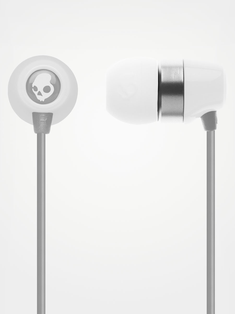 Słuchawki Skullcandy Riot (white/chrom w/ mic)
