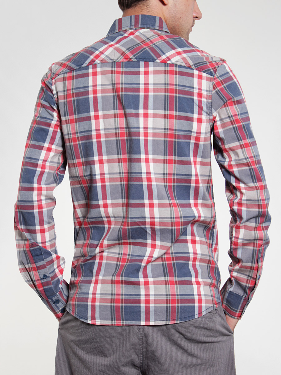 Koszula Quiksilver 182 LS (midnight red)