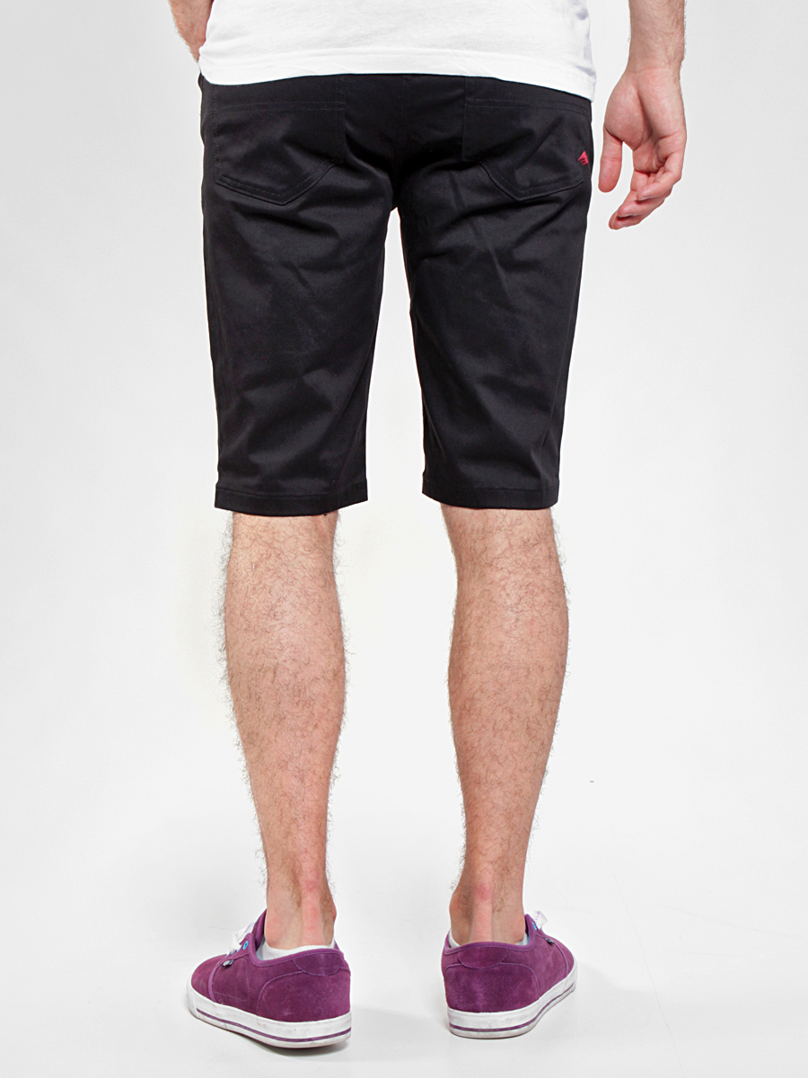 Szorty Emerica Hsu Twill (black wash)