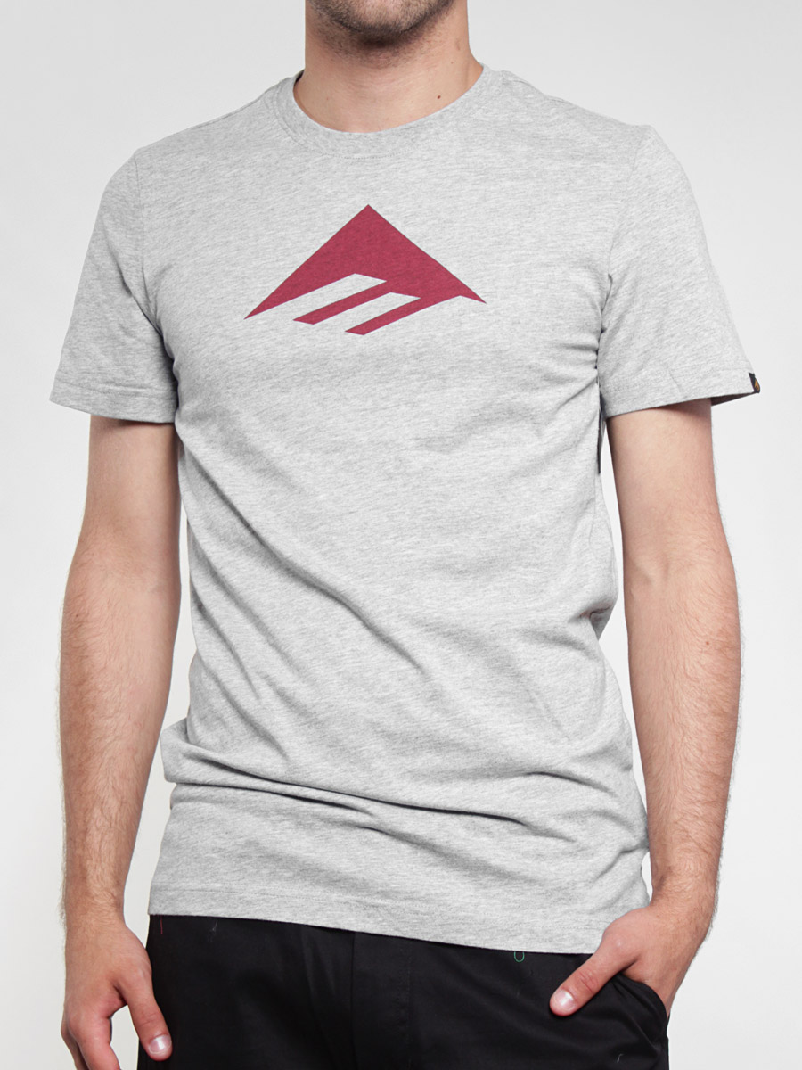 T-Shirt Emerica Triangle 7.0 (grey/red)
