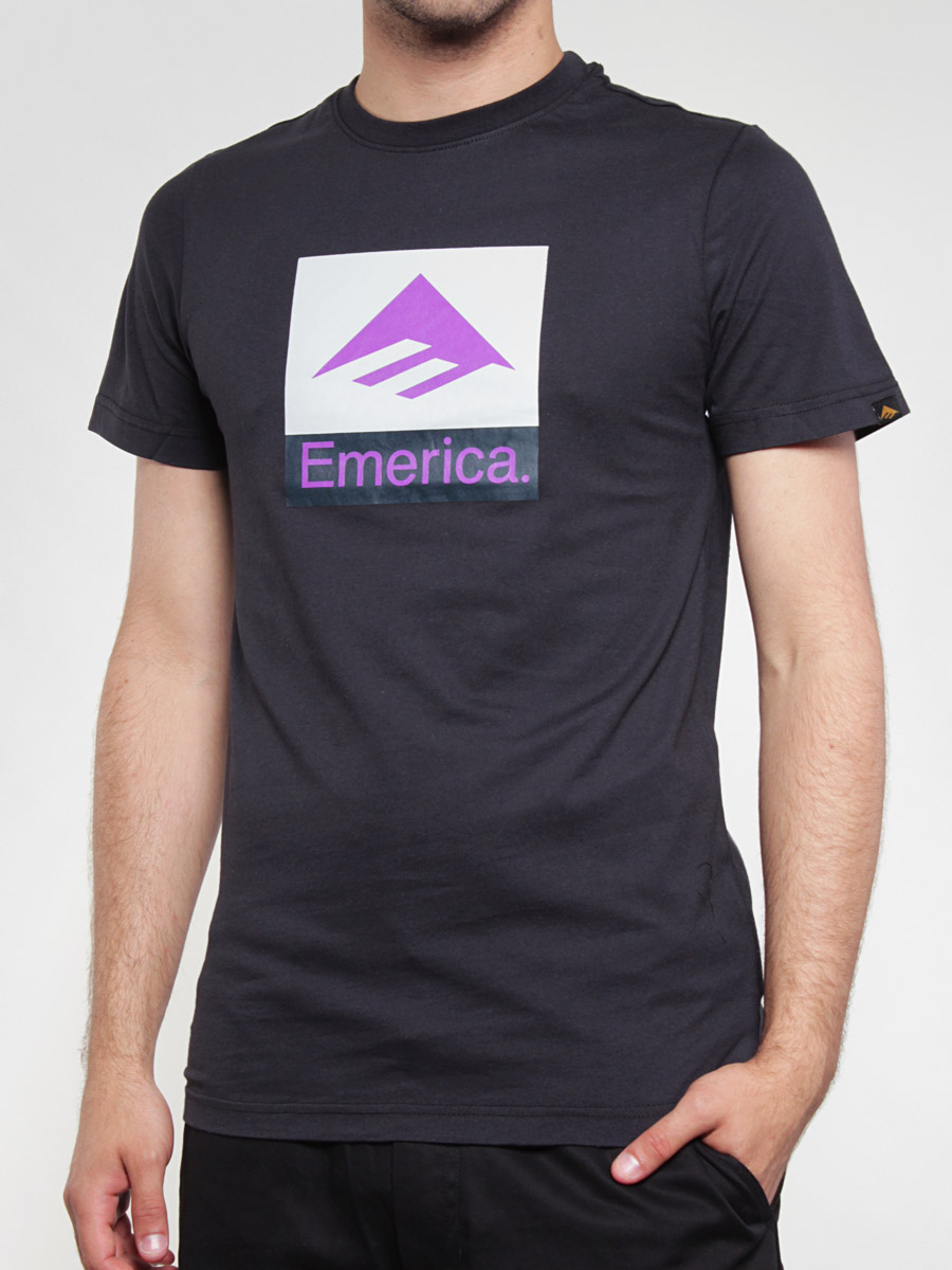 T-Shirt Emerica Combo (black/silver)