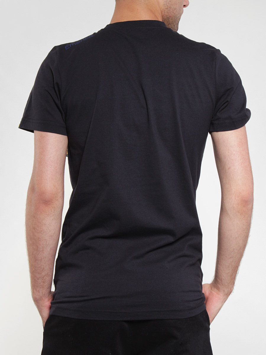 T-Shirt Emerica Triangle 7.0 (black/blue)