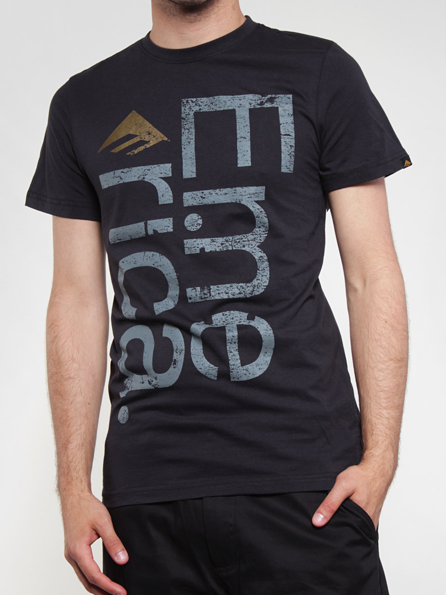 T-Shirt Emerica Sideways (black/grey)