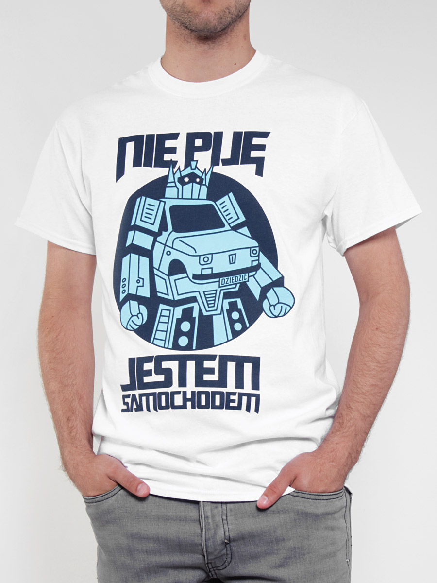 T-Shirt Dziedzic Pruski Nie Piję (white)