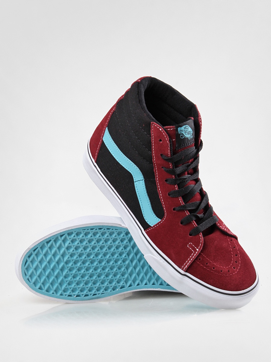 Buty Vans Sk8-Hi (suede/scuba/chili pepper)