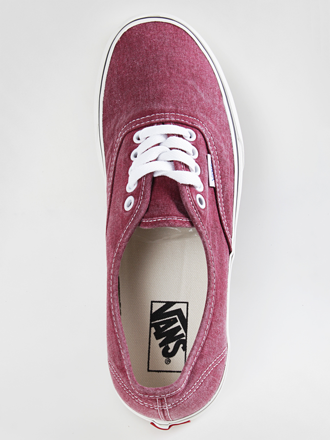 Buty Vans Authentic (washed/rio red)