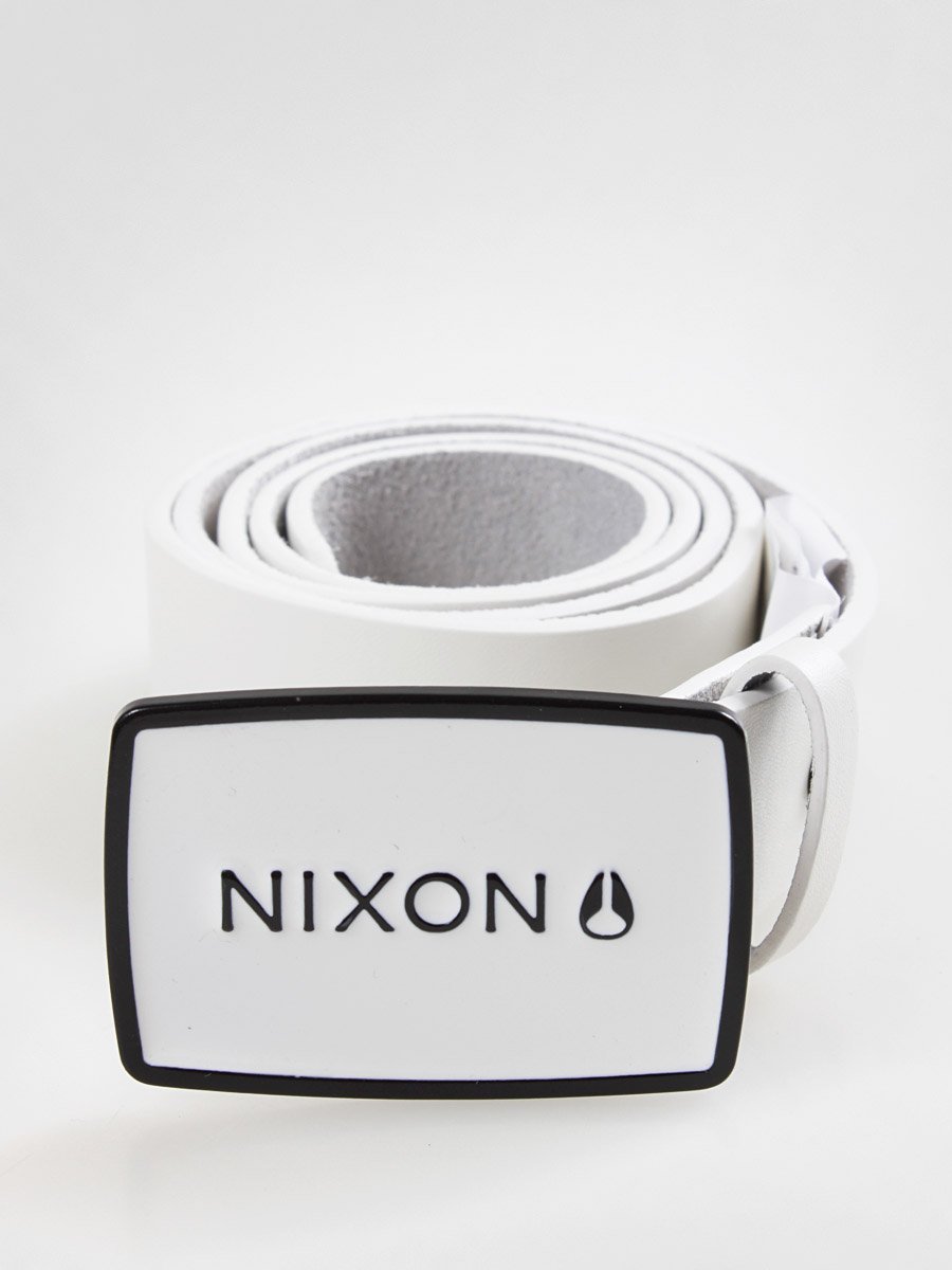 Pasek Nixon Enamel Wordmark (white/black)