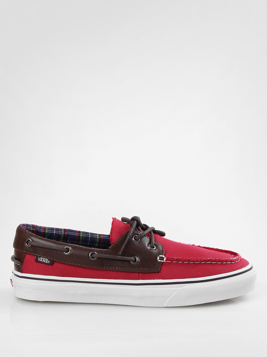 vans zapato del barco leather