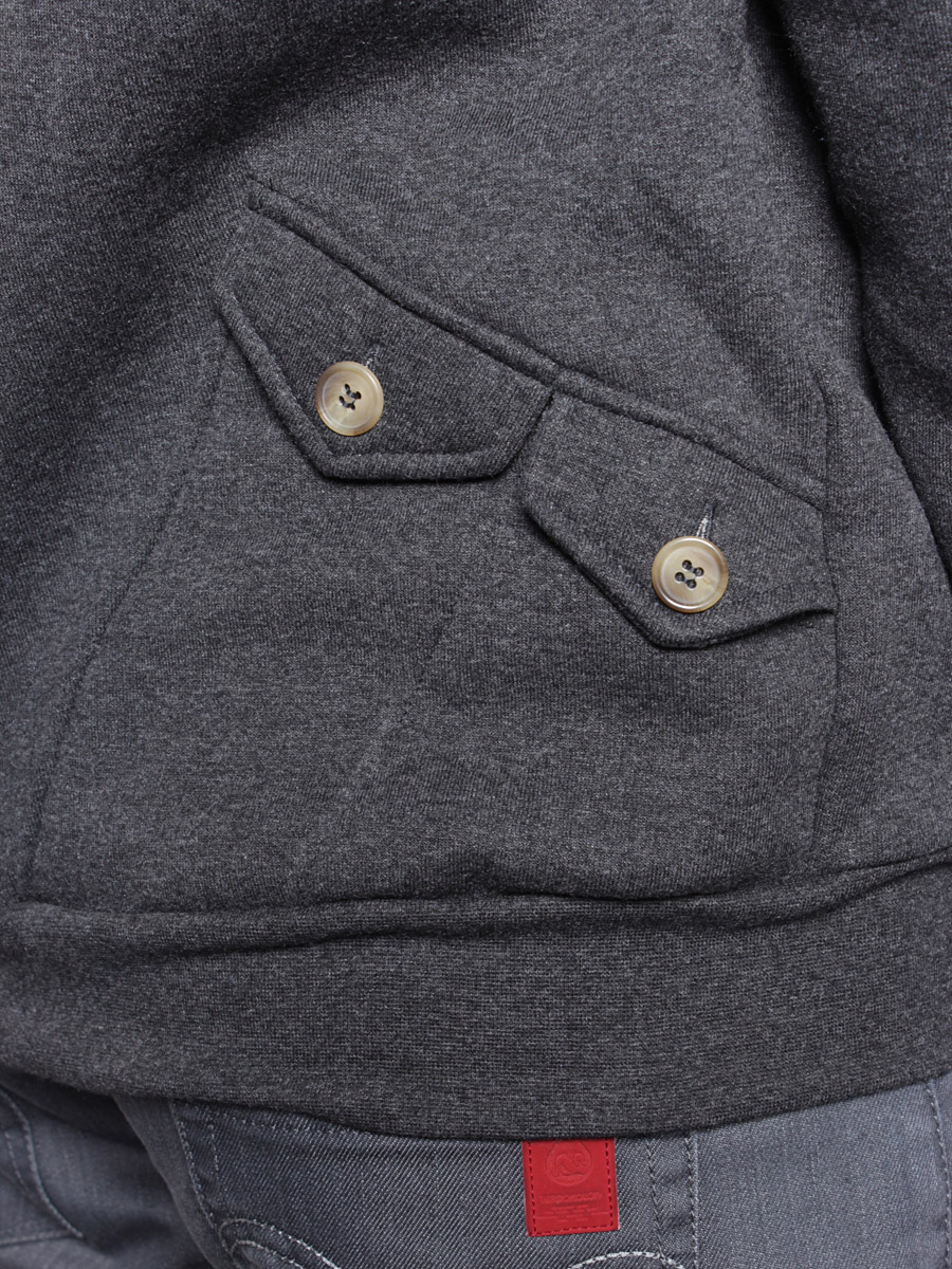 Bluza z kapturem Turbokolor Moder ZHD Plus (graphite)