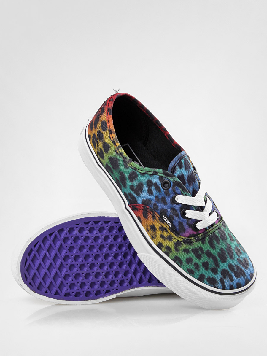 rainbow leopard print vans