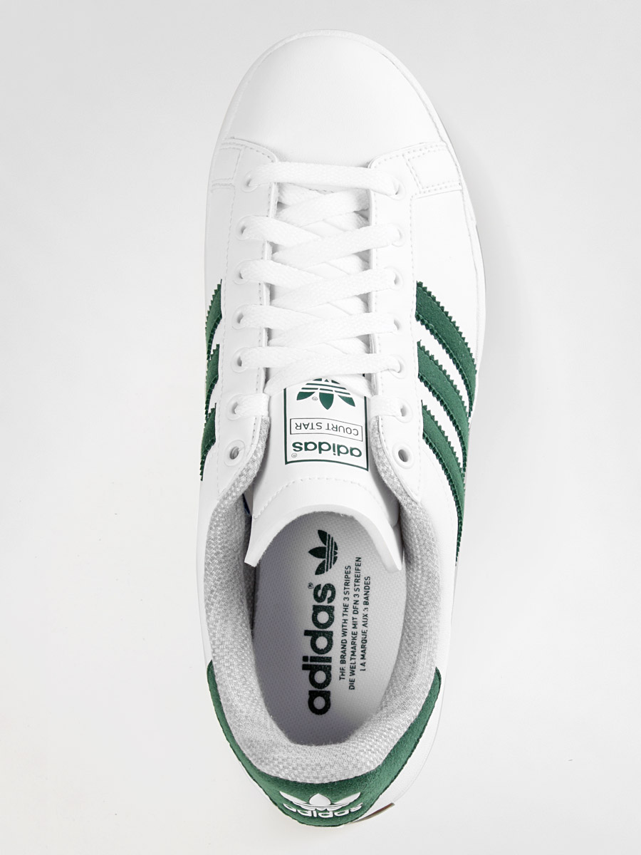 Buty adidas Court Star (white/dark green/gum5)
