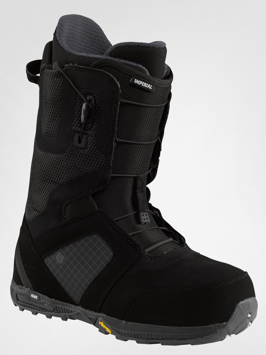 Męskie Buty snowboardowe Burton Imperial (blk/dk grey)