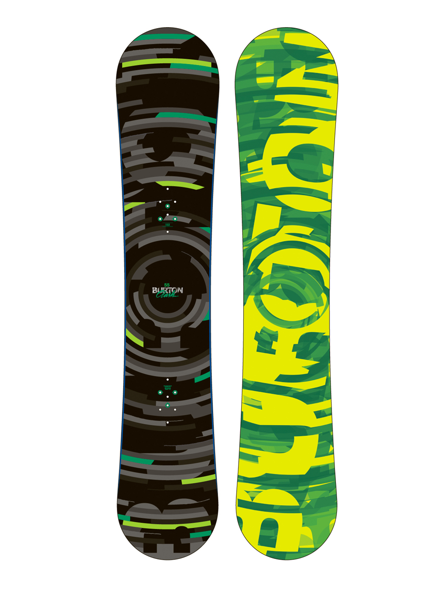 Męska Deska snowboardowa Burton Clash Green/Yellow 155 (green/yellow)