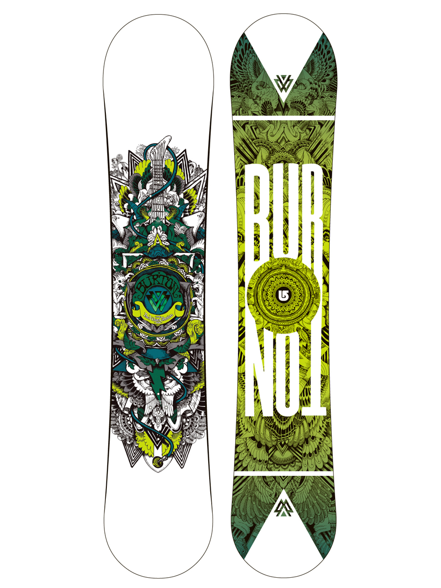 Męska Deska snowboardowa Burton TWC Standard 156W (wht/trq 156w)