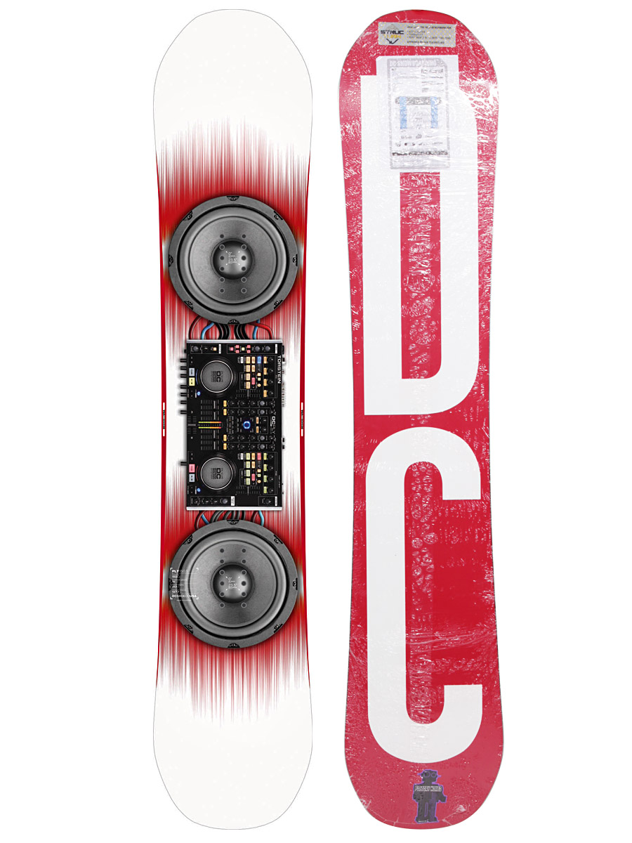 Męska Deska snowboardowa DC Ply Hybrid Torstein (red)