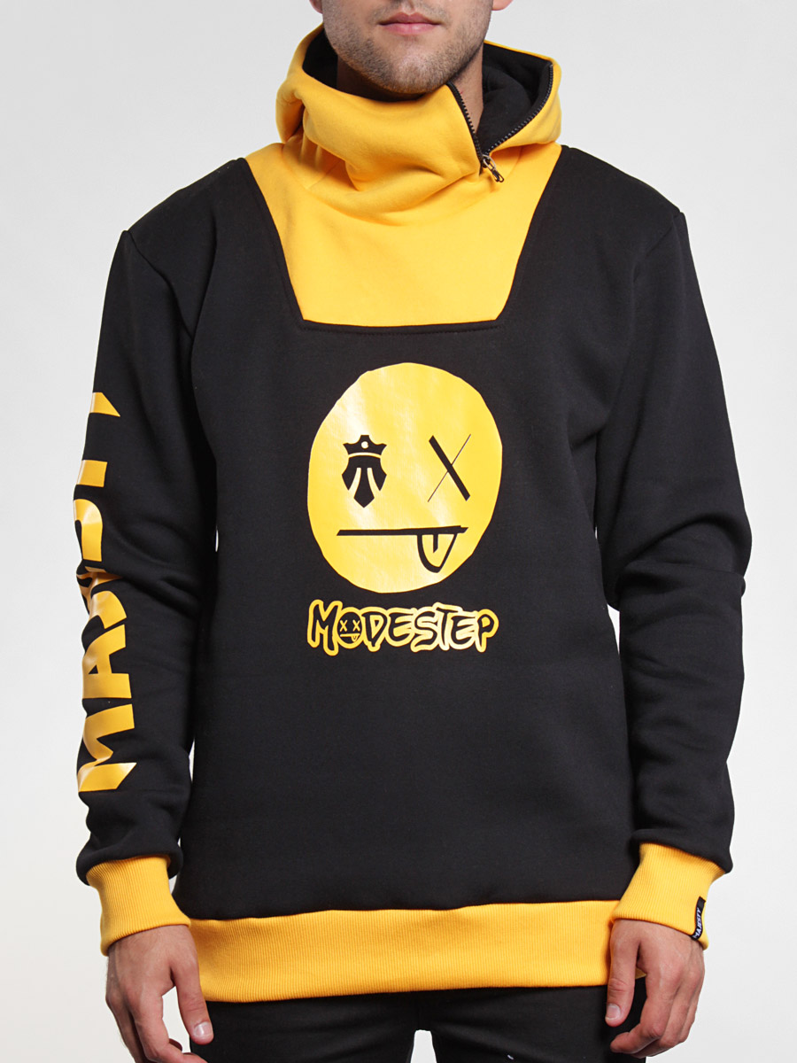 Bluza z kapturem Majesty Modestep HD (black/yellow)