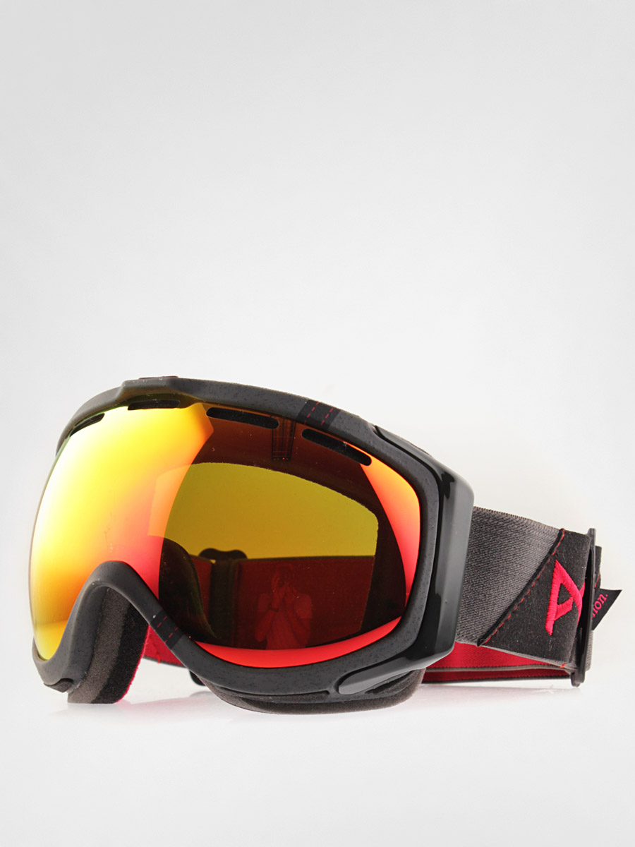 Gogle Anon Hawkeye (blk suede/red solex)