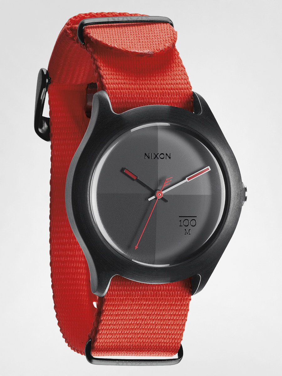 Zegarek Nixon Quad (neon orange nylon)