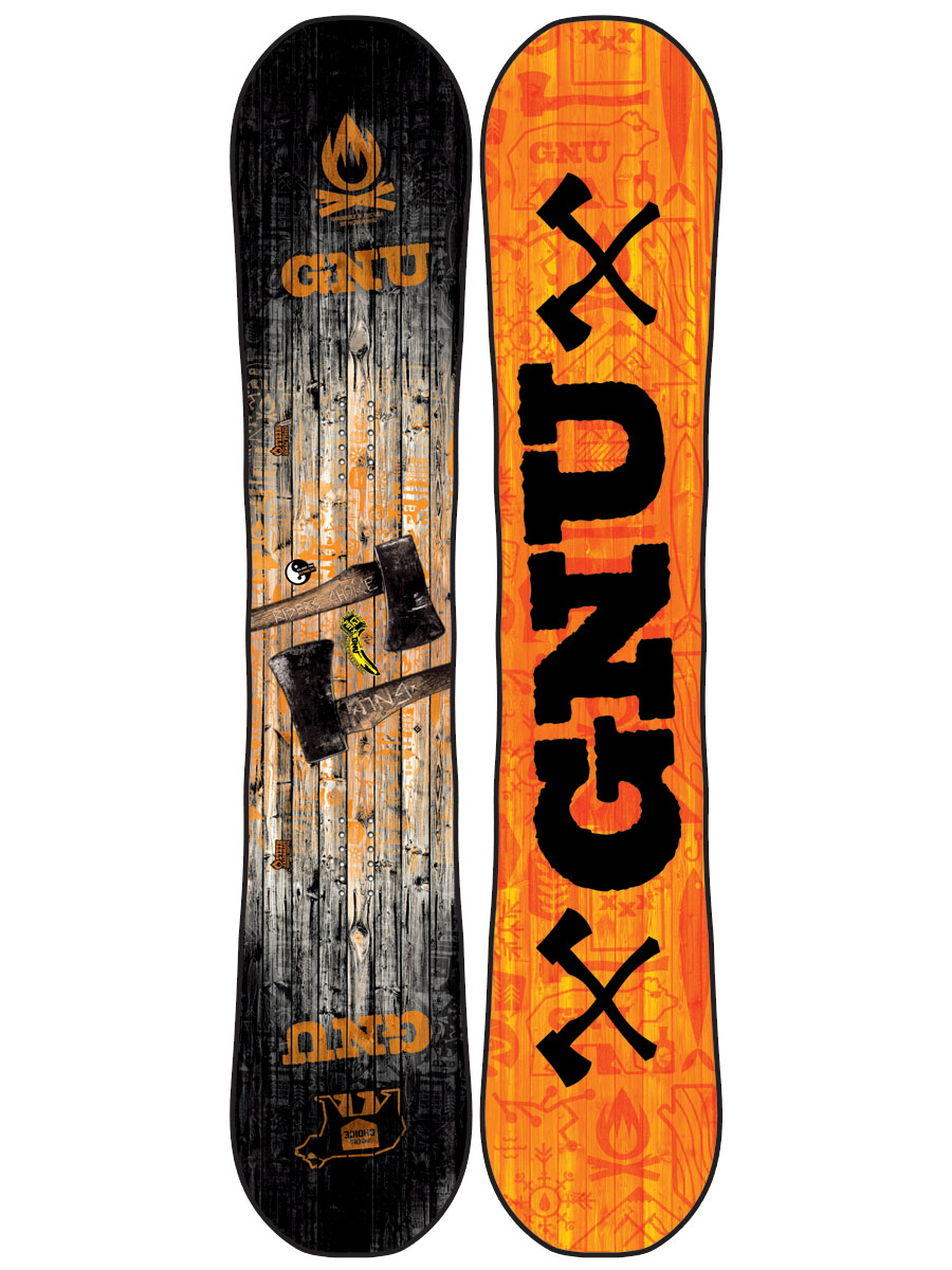 Męska Deska snowboardowa Gnu Riders Choice Pckl