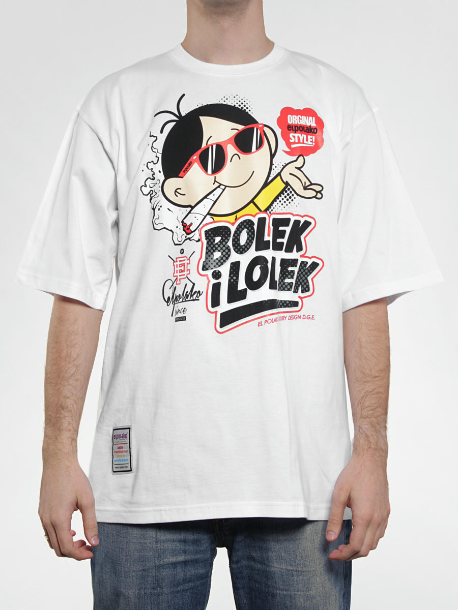 T-Shirt El Polako Bolek i Lolek (wht)