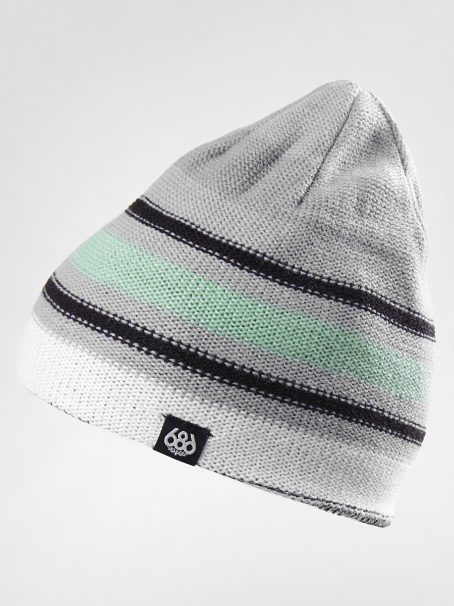 Czapka zimowa 686 Striate Revers Beanie Wmn (wht)